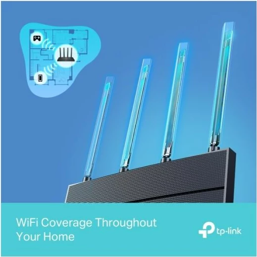 Router Wi‑Fi 6 TP-LINK Archer AX12 AX1500 dual-band 1.5 Gbps, i zi