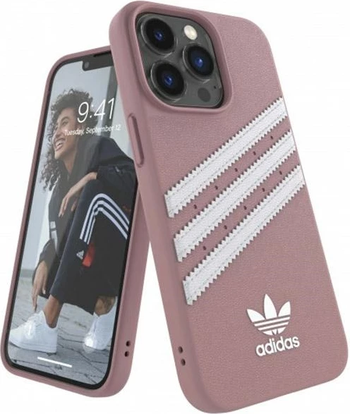 Mbështjellës Adidas OR Moulded Case PU për iPhone 13/13 Pro 6.1", rozë