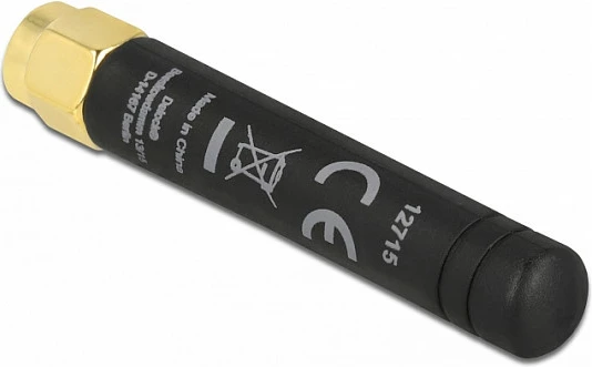 Antenë DeLOCK 12715, Omni 868 MHz, SMA Female, 1.6 dBi, e zezë