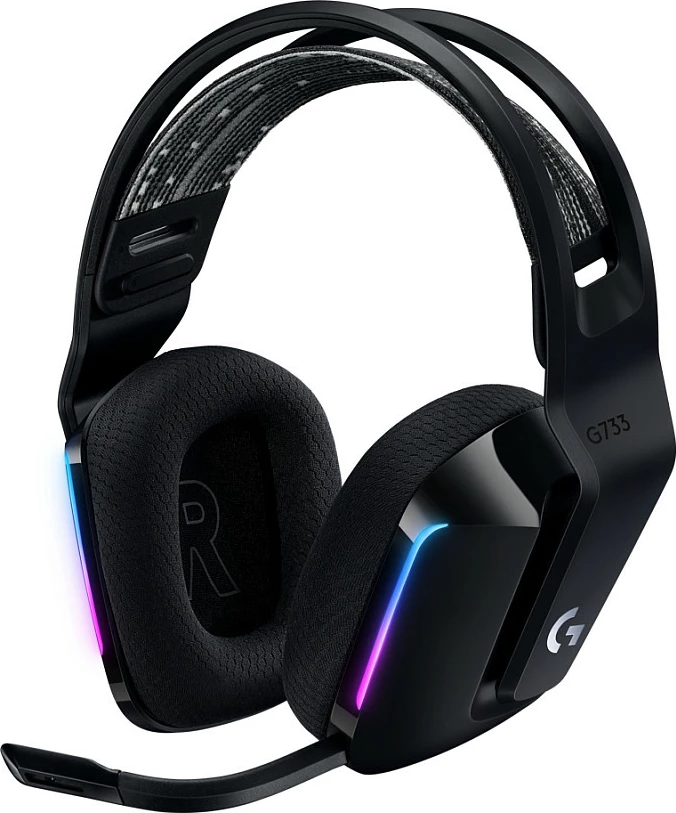 Kufje gaming Logitech G G733 LIGHTSPEED, wireless, RGB, e zezë