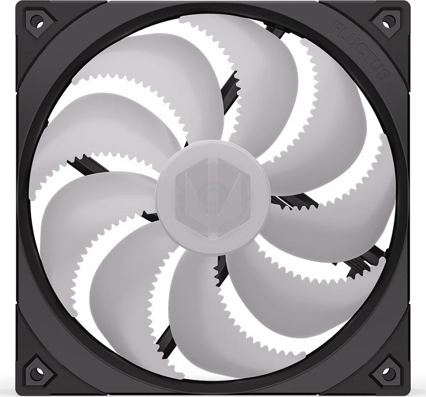 Ventilator kasë PC Endorfy Fluctus 140 PWM ARGB EY4A004, 140mm, 4-pin PWM, 1800 rpm, 1 copë, i zi