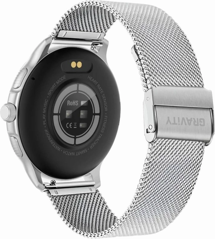 Smartwatch për femra Gravity, e zezë