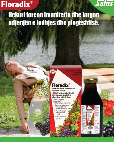 Tonik organik me hekur Salus FLORADIX, 250 ml