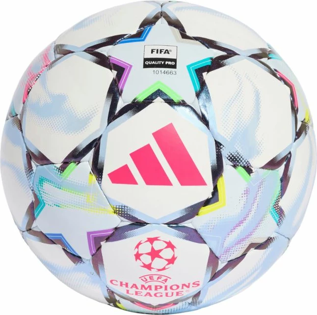 Top futbolli adidas UCL Pro Sala 26/27 League Stage KE9772, i bardhë/kaltër/shumëngjyrësh