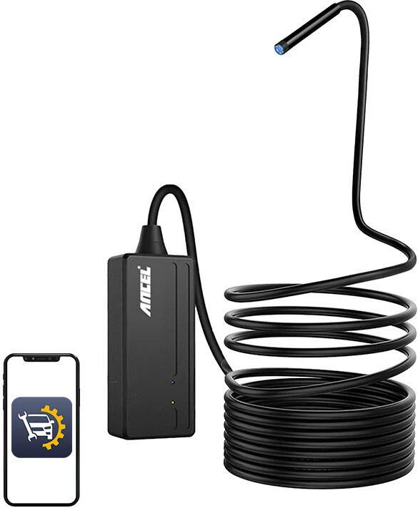 Kamerë inspektimi Wi‑Fi Ancel W655, 5.5 mm, 1080p, kabllo 5 m, IP67, me aksesorë