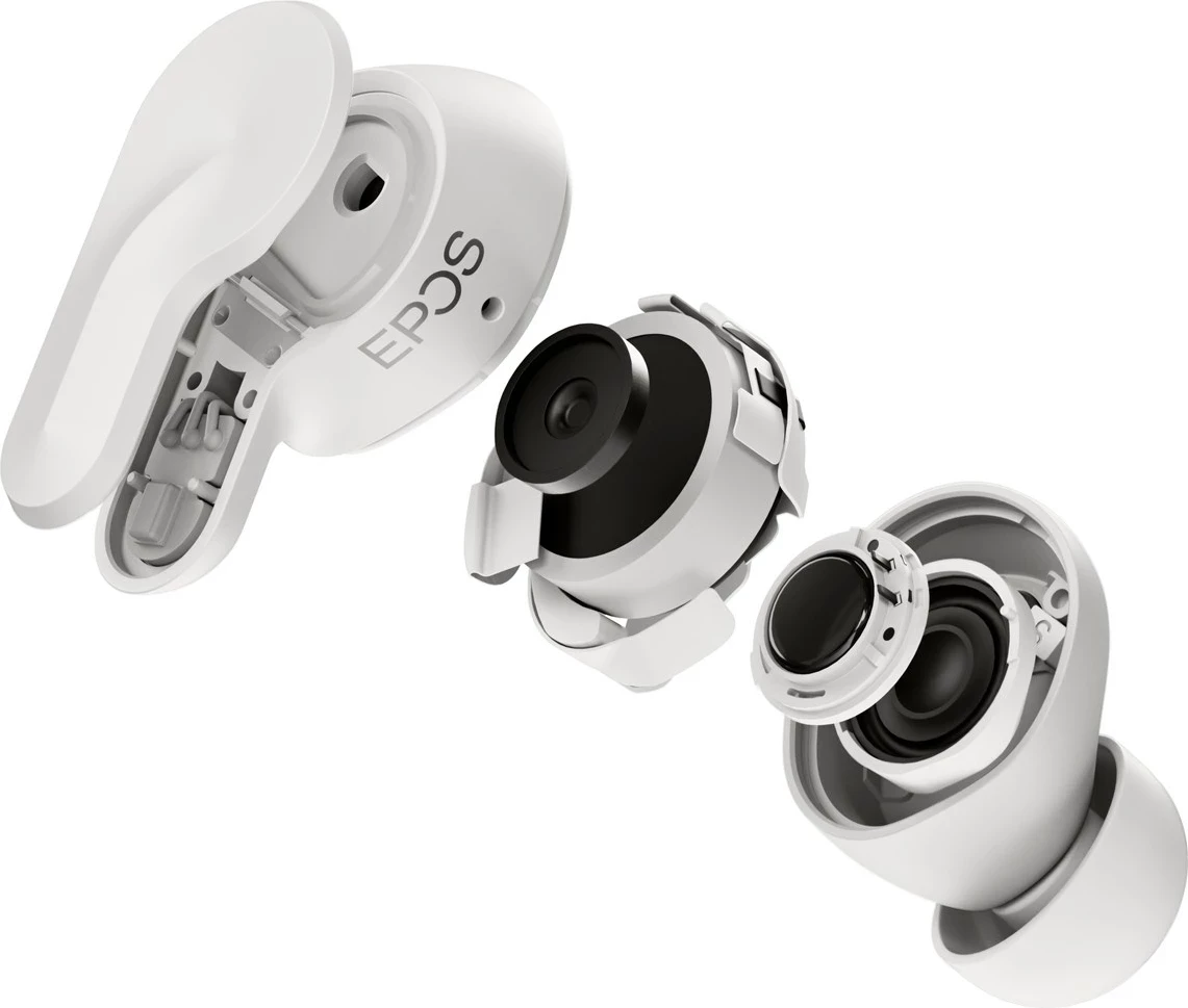 Kufje EPOS ADAPT E1TWS, True Wireless, Bluetooth 5.3, Bardhë