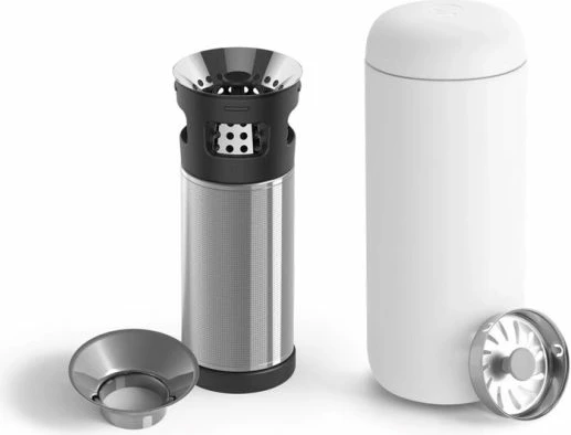 Termus Fellow Carter Move Mug 473ml, i bardhë me Carter Infuser