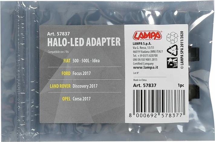 Adapter I Lampes Fiat, Ford, Land Rover, Opel