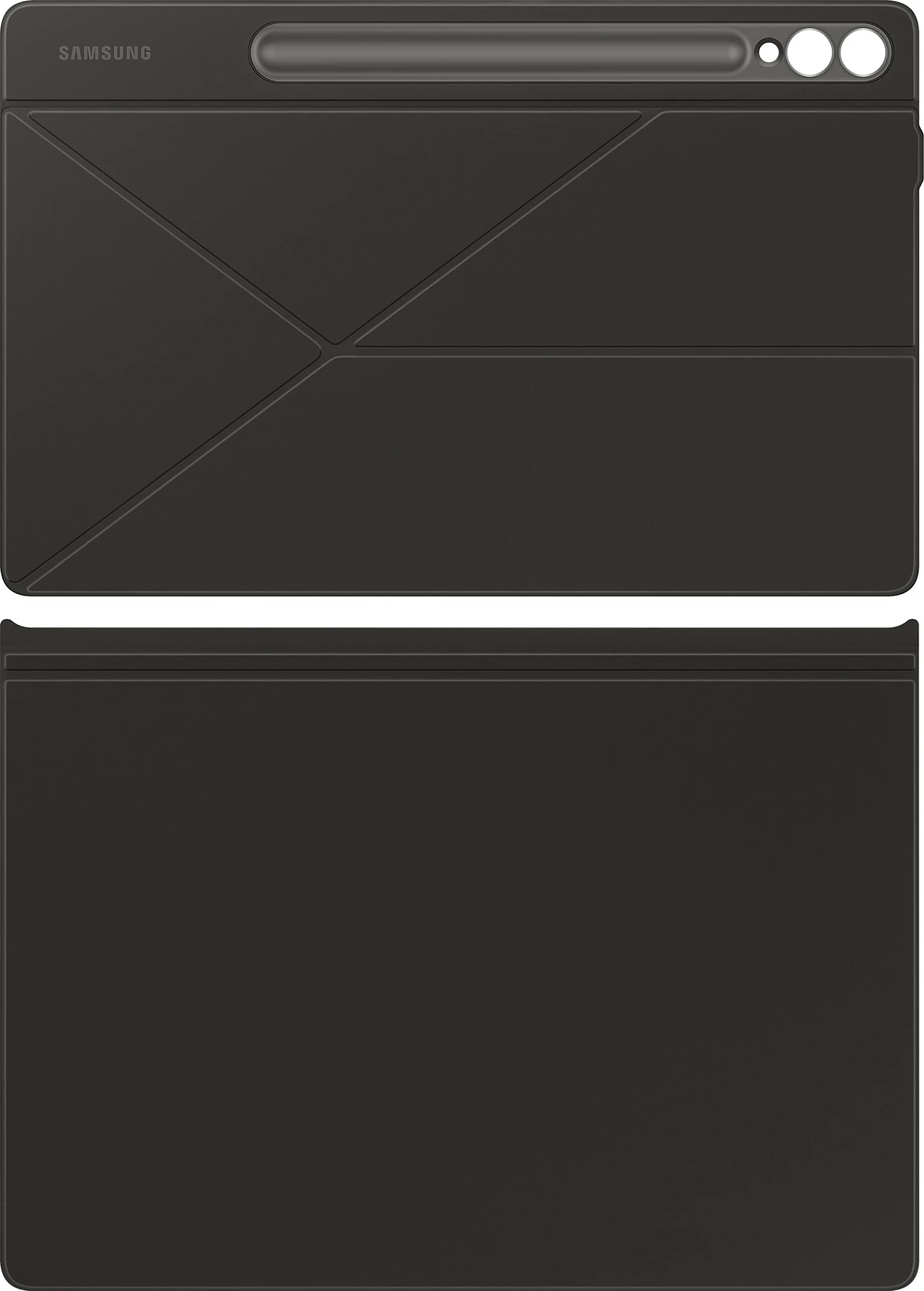 Mbështjellës Samsung Smart Book Cover për Galaxy Tab S10+ / S9+ / S9 FE+ i zi