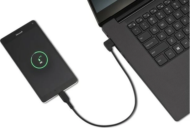 Kabllo USB-A në USB-C Kensington Charge & Sync, 5 copë, 0.327m, e zezë