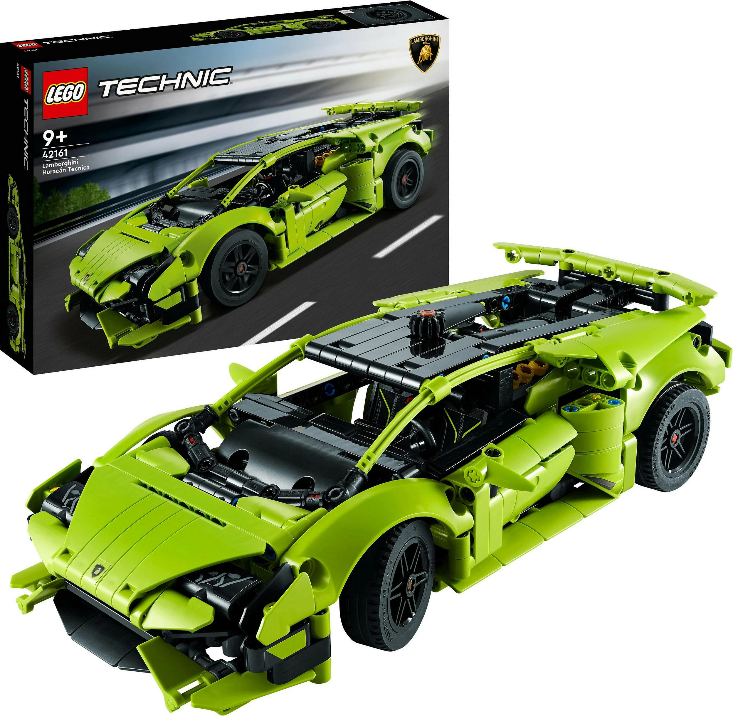 Set ndërtimi LEGO Lamborghini Huracán Tecnica, 806 pjesë, shumëngjyrësh