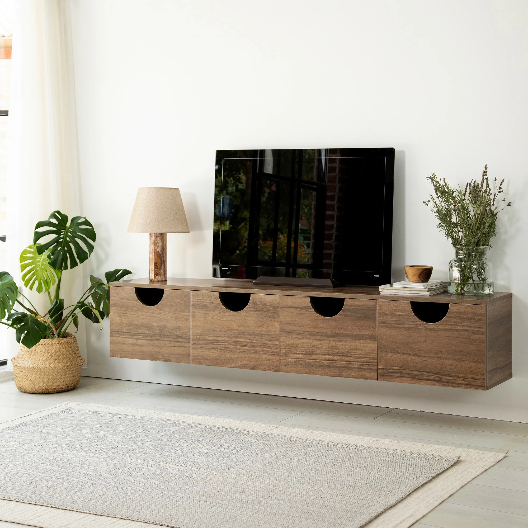 Komodë për TV Skye Decor, ngjyrë arre, Four Seasons, v2