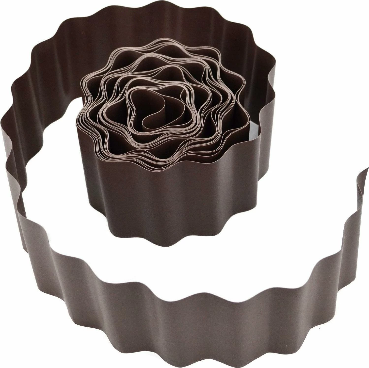 Bordurë për lëndinë AWTools AW60406, valëzuar 9m x 20cm, kafe