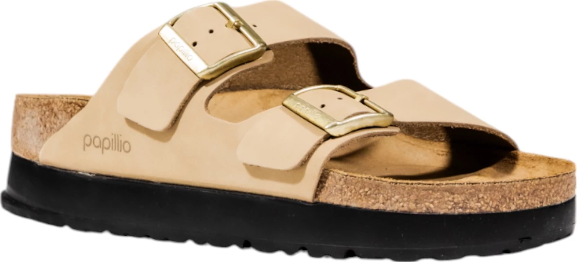 Sandale për femra Birkenstock Arizona Flex Platform 1028379, bezhë [Madhësia: 41]