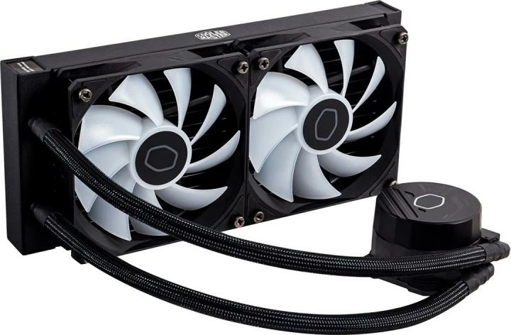 Ftohës CPU me ujë, Cooler Master MasterLiquid Lite 240L Core ARGB MLW-D24M-A18PZ-R1, radiator 240mm, 2x120mm ARGB, 27 dB, 800 rpm, i zi