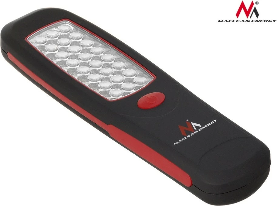 Llampë pune Maclean MCE03, 24 LED, magnet + grep, 3xAAA, 16 cm, zi/kuqe