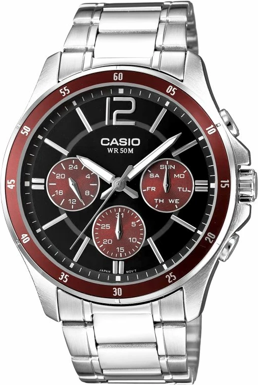 Orë dore për meshkuj CASIO, argjend