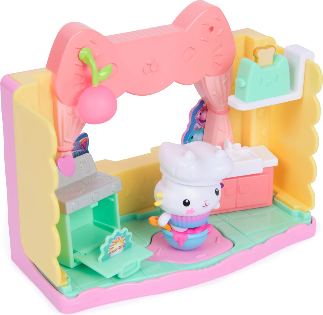 Gabby's Dollhouse - Seti i Lojës Kuzhina e Cakey me Sprinklet e Tortës