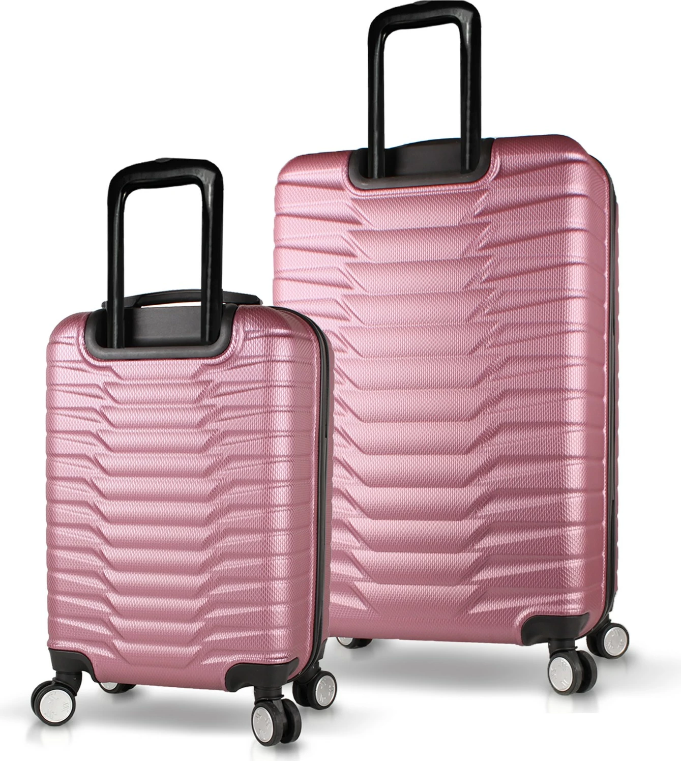 Set valixhesh (2 copë), ngjyrë rozë gold, Zoozie Bags, 5721