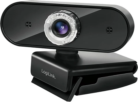 Webkamerë LogiLink HD USB 1280x720 me mikrofon, e zezë