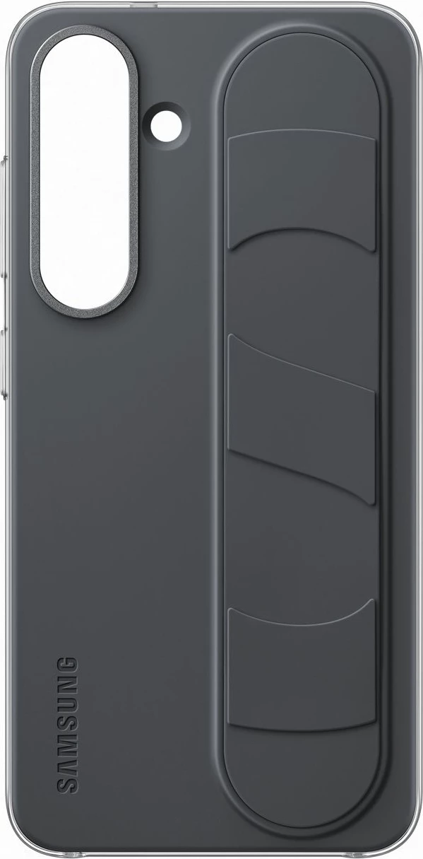 Mbështjellës Samsung EF-GS931CBEGWW për Galaxy S25, silikon, me dorezë dhe qëndrim, zi