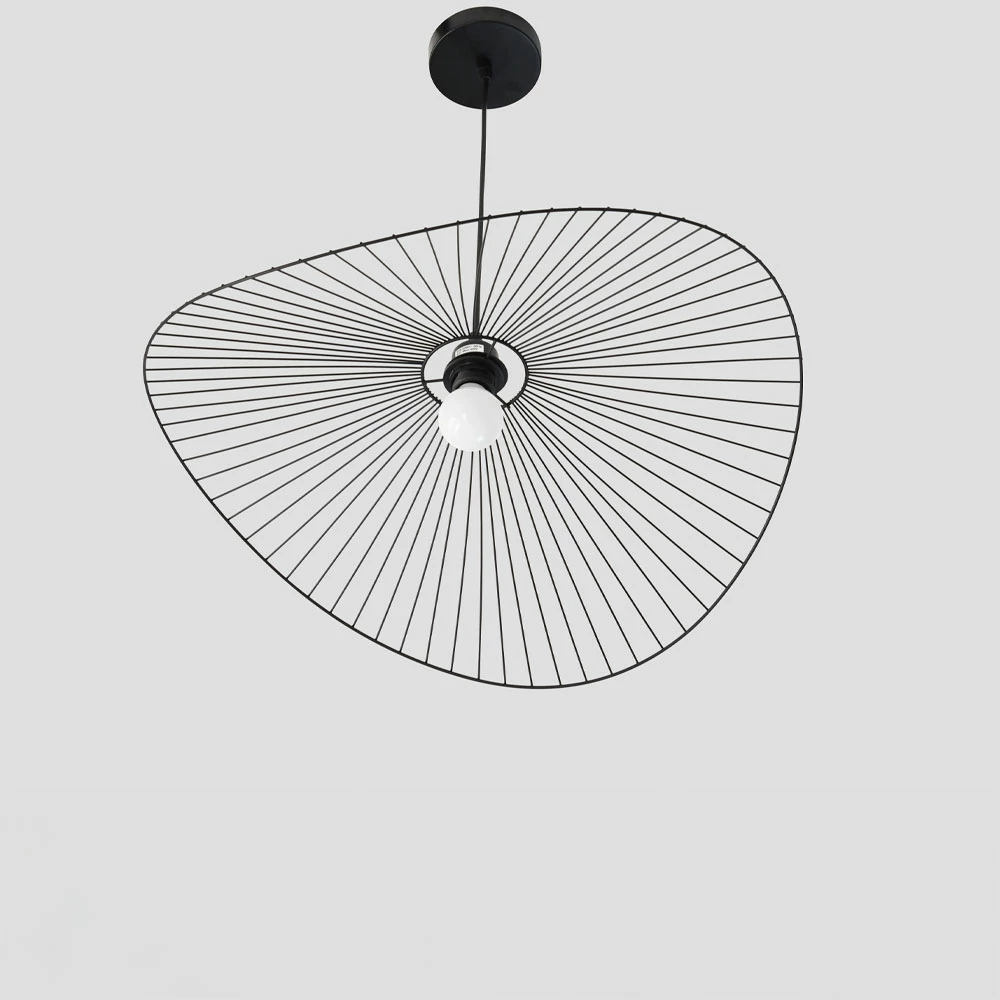 Llambë tavani ANDALUCIA, metal i zi, 61x58x14cm
