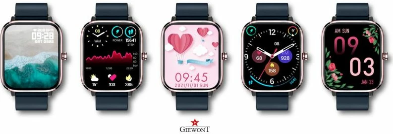 Smartwatch për femra Giewont, blu e errët