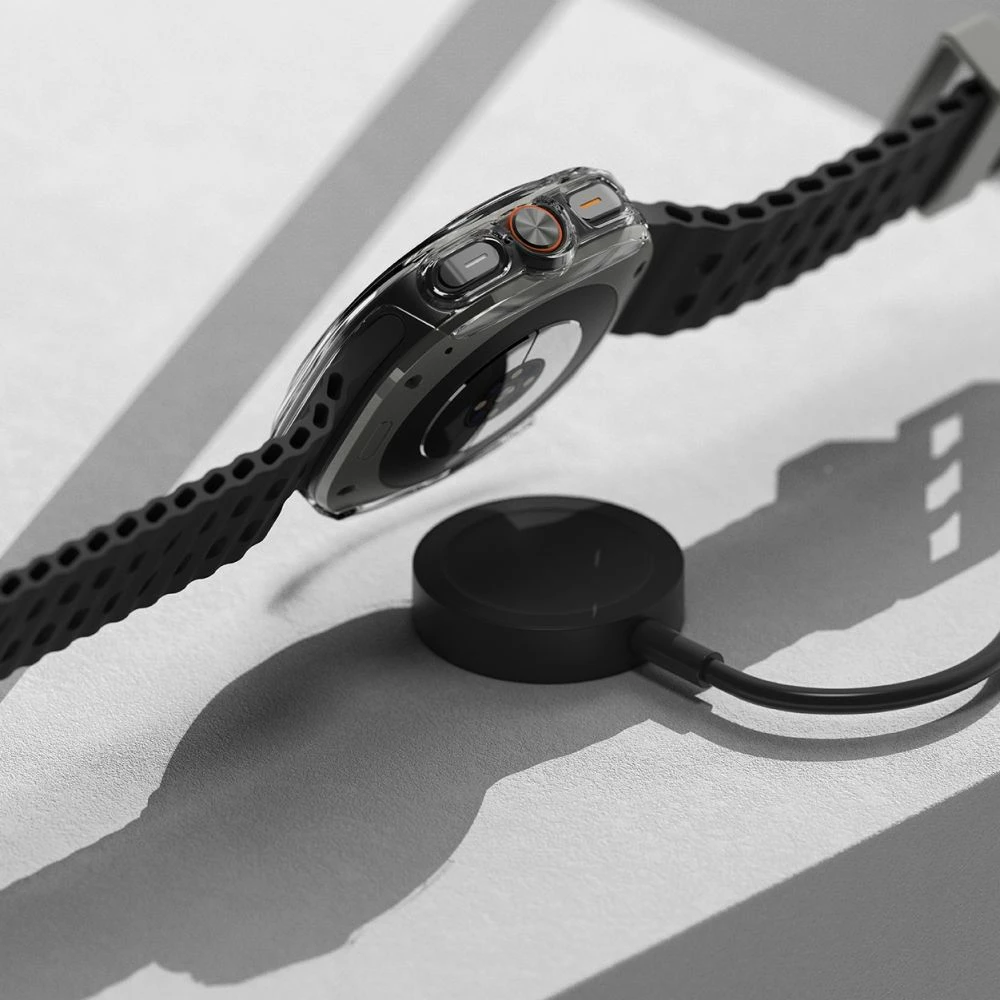 Mbështjellës + xham i temperuar Ringke për Samsung Galaxy Watch Ultra 47mm, Transparent