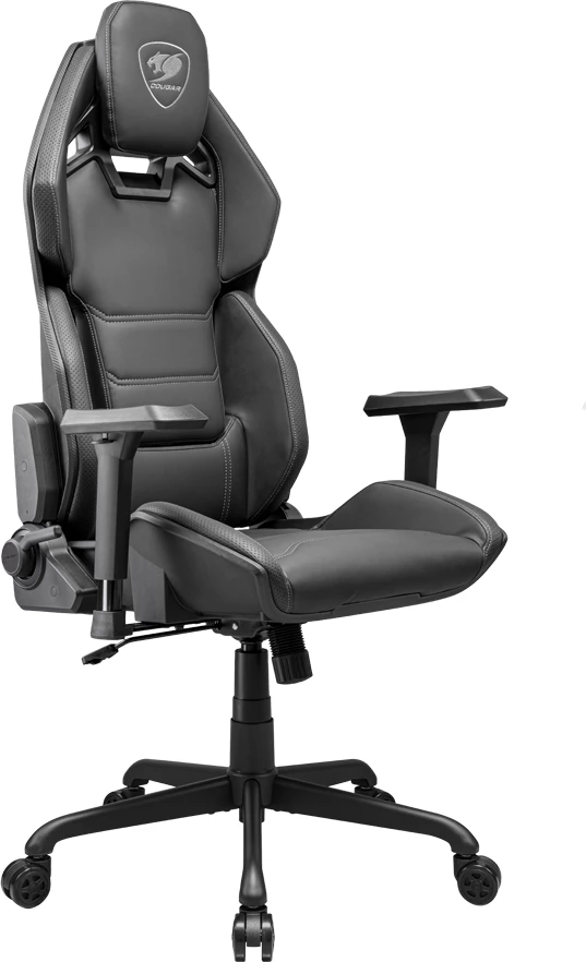Karrige gaming COUGAR HOTROD, mbështetëse duarsh 3D, shtrirje 150°, deri 136 kg, e zezë