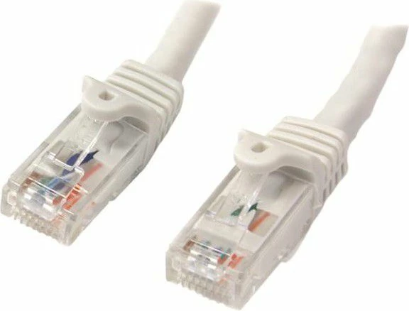 Kabllo rrjeti StarTech N6PATC5MWH Cat.6 5 m RJ-45/RJ-45 UTP e bardhë