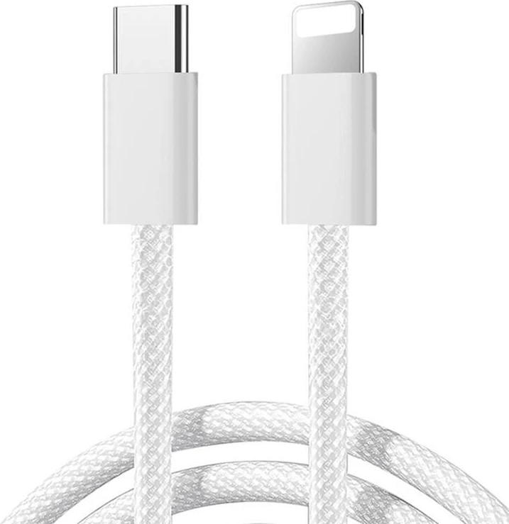 Kabllo USB-C në Lightning Joyroom S-A45 Ben 1m, 30W, e bardhë