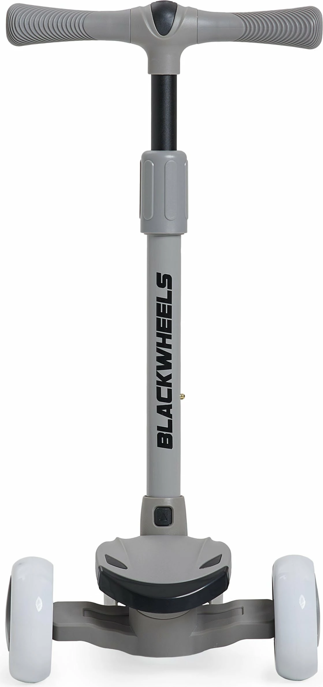 Skuter tre-rrotësh Blackwheels Blink, rrota LED, i palosshëm, 61-75 cm, 25 kg max, gri
