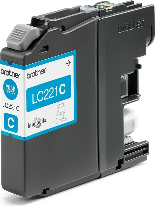 Toner Brother LC221C, Cyan, 260 faqe, Single pack