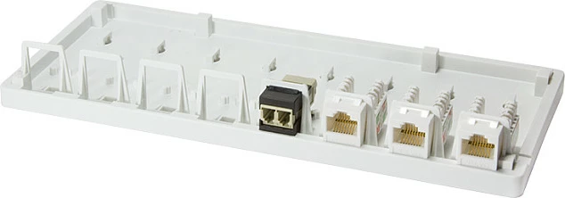 Kuti Keystone Surface Mount LogiLink, 8 porta, e bardhë