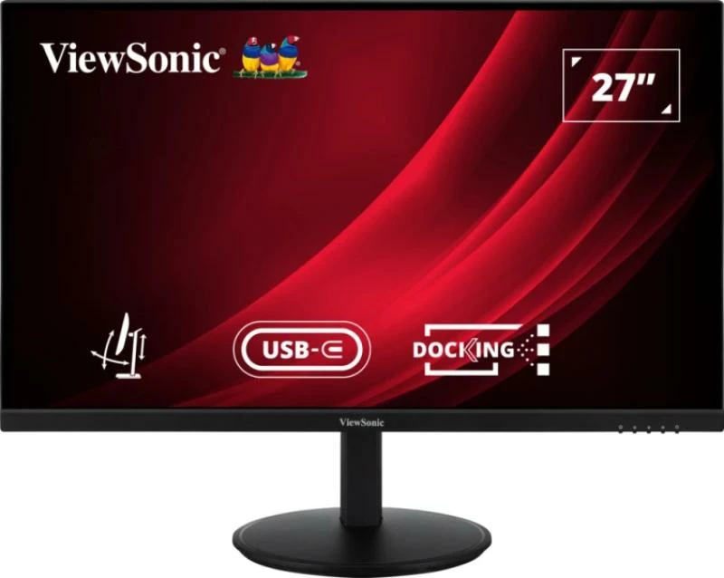 Monitor ViewSonic VG2709U-2K 27" QHD 100 Hz USB-C 100W, HDMI/DP, Ethernet, Hub USB, VESA, i zi