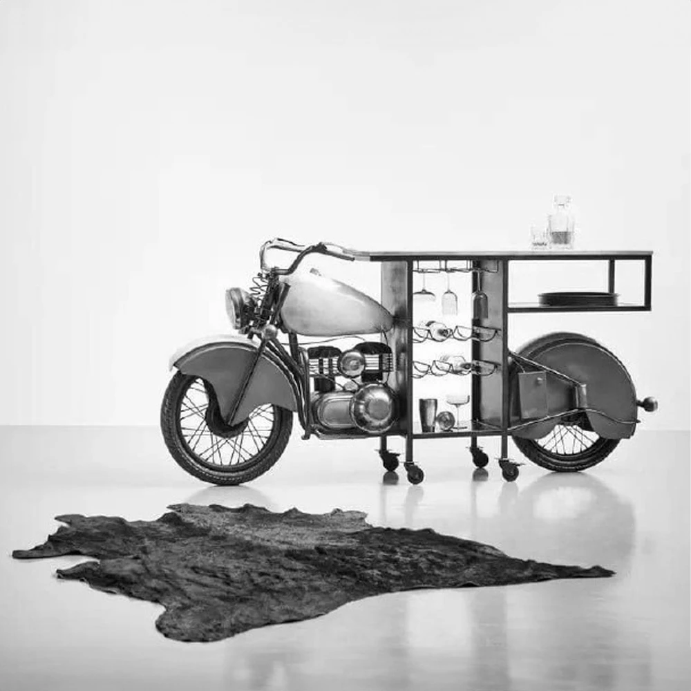 Konsol librash vintage, shumëngjyrëshe, 224x64x99