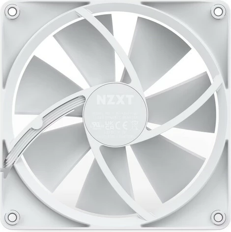 Ventilator NZXT F140 RGB 140mm, i bardhë