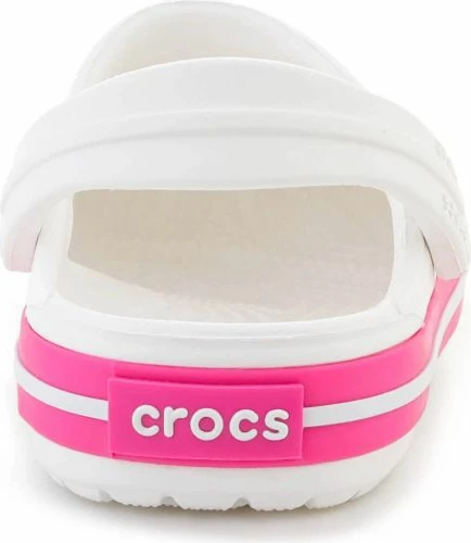 Atlete fëmijësh Crocs Crocband Kids Clog, të bardha/rozë