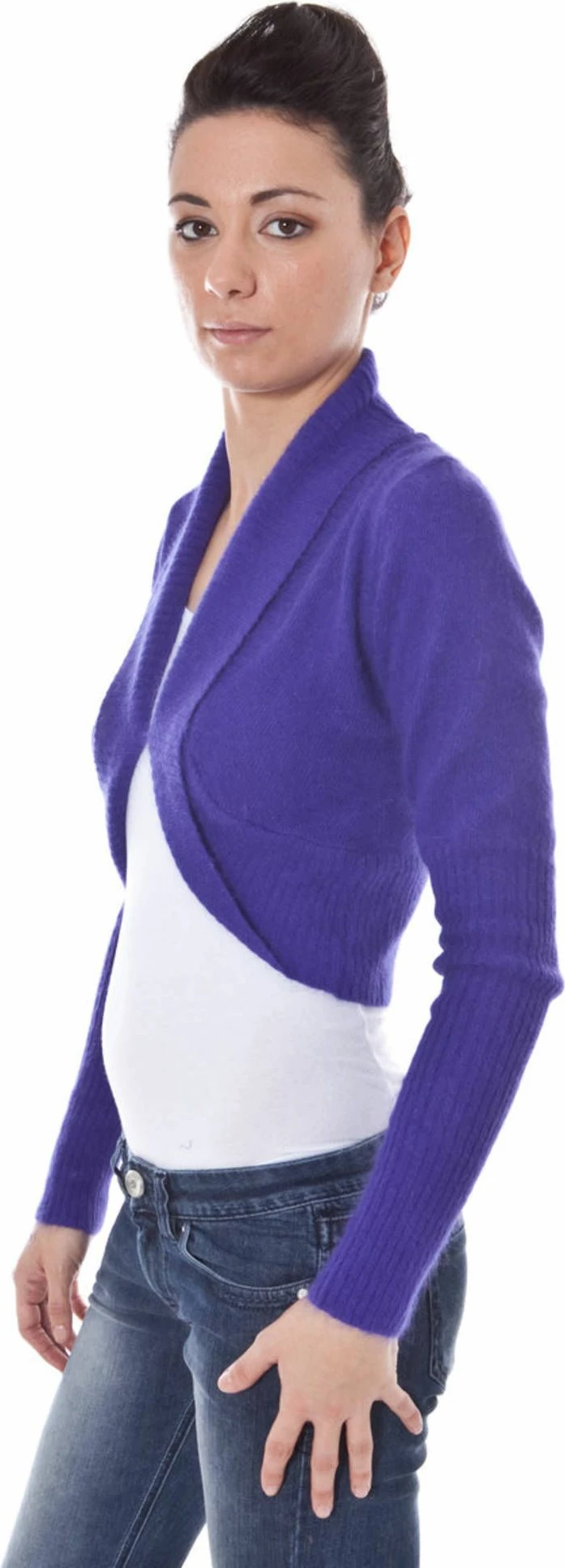 Xhemper DATCH shrug femra, e purpurt