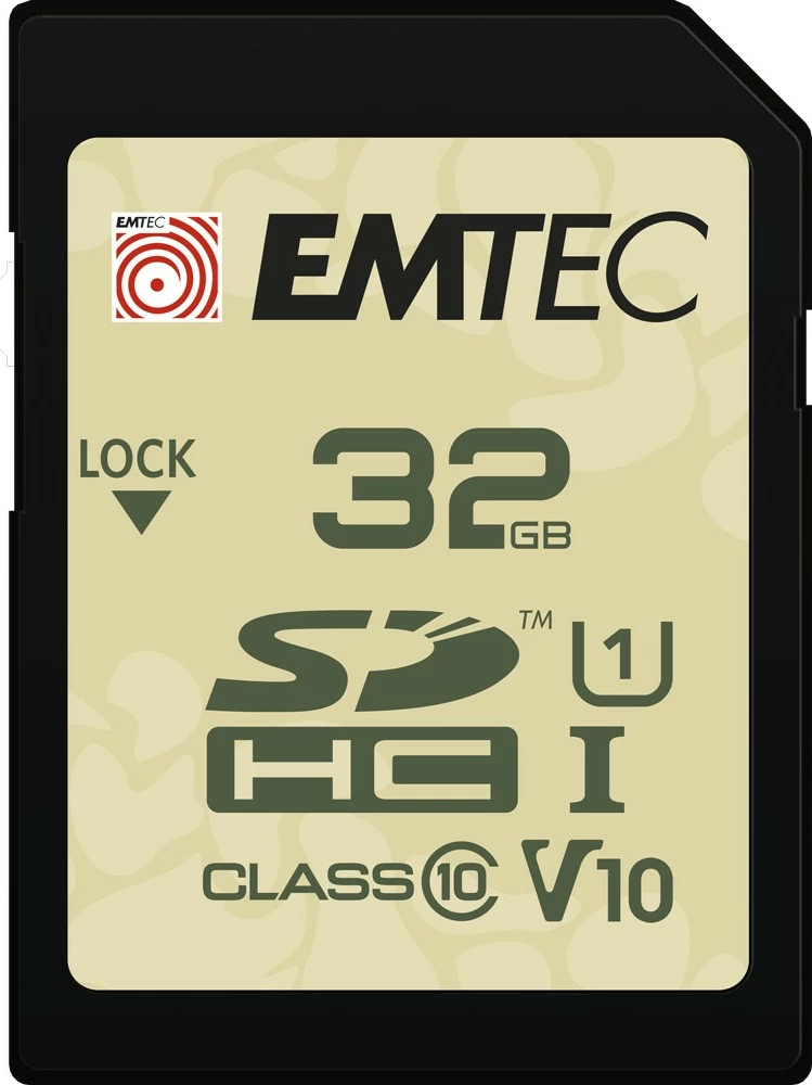 Kartelë memorie EMTEC SDHC 32GB, Class 10, UHS-I, V10, 90MB/s, Outdoor