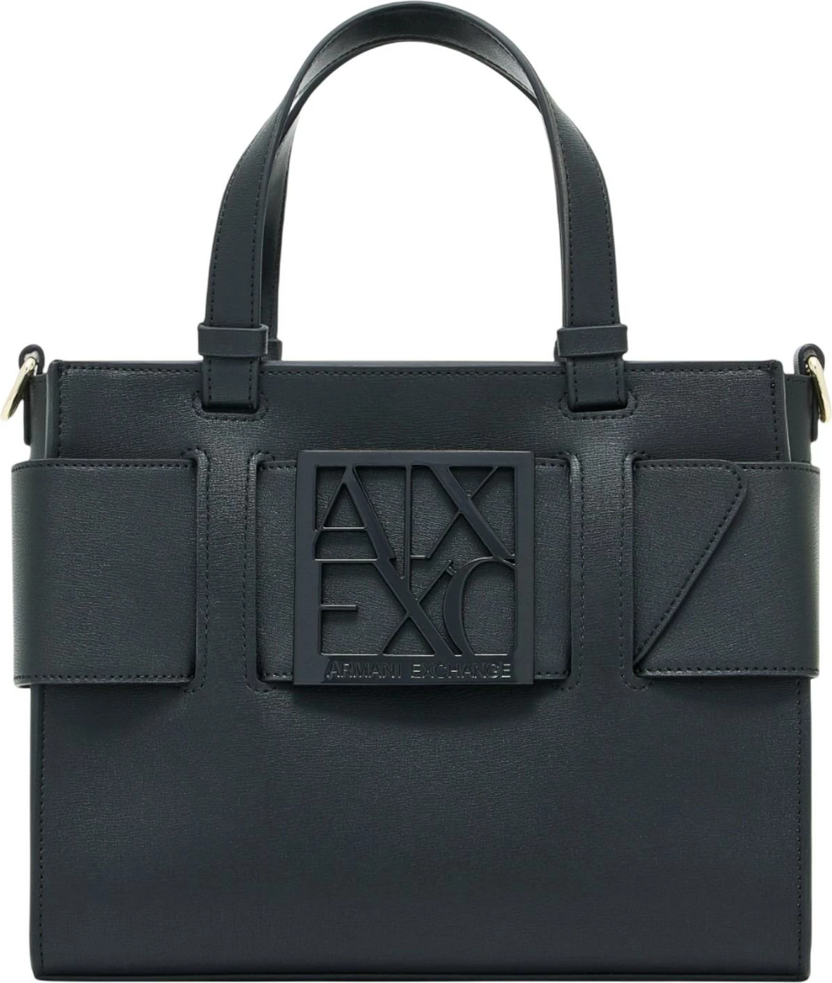 Çantë dore dhe crossbody për femra Armani Exchange 942690 0A874, e zezë