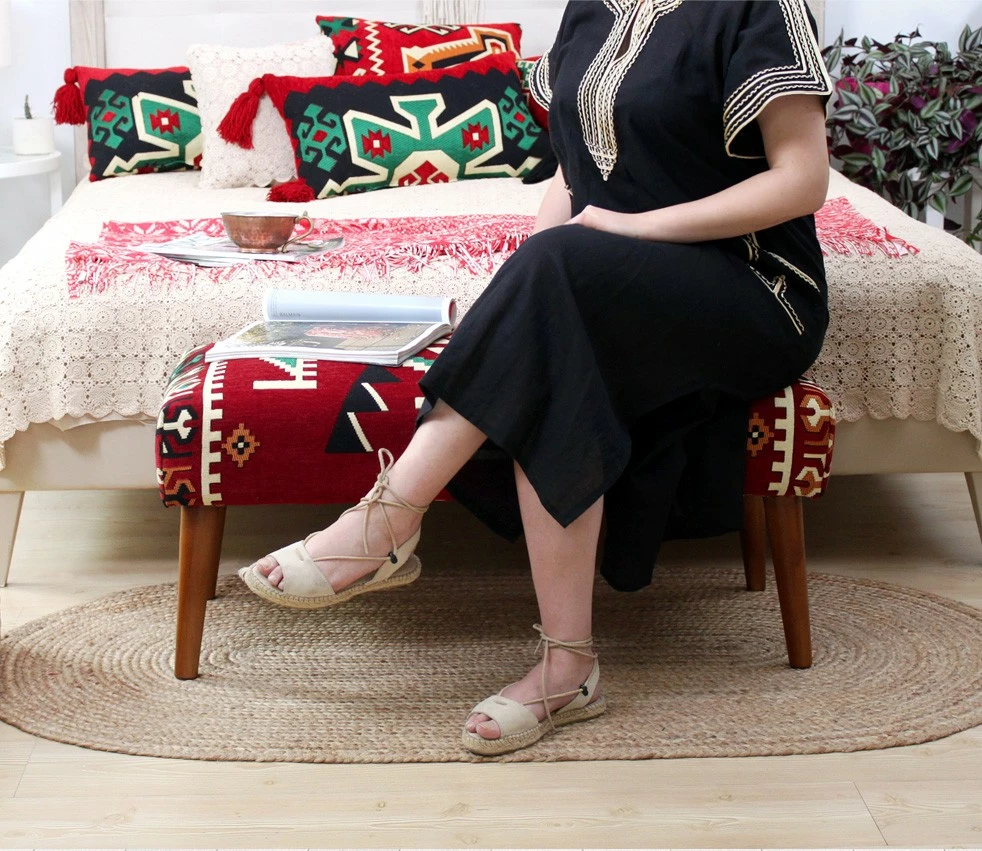 Puf Atelier del Sofa, Vezir, shumëngjyrësh, i kuq