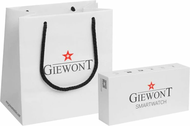 Smartwatch Giewont për meshkuj, e zezë