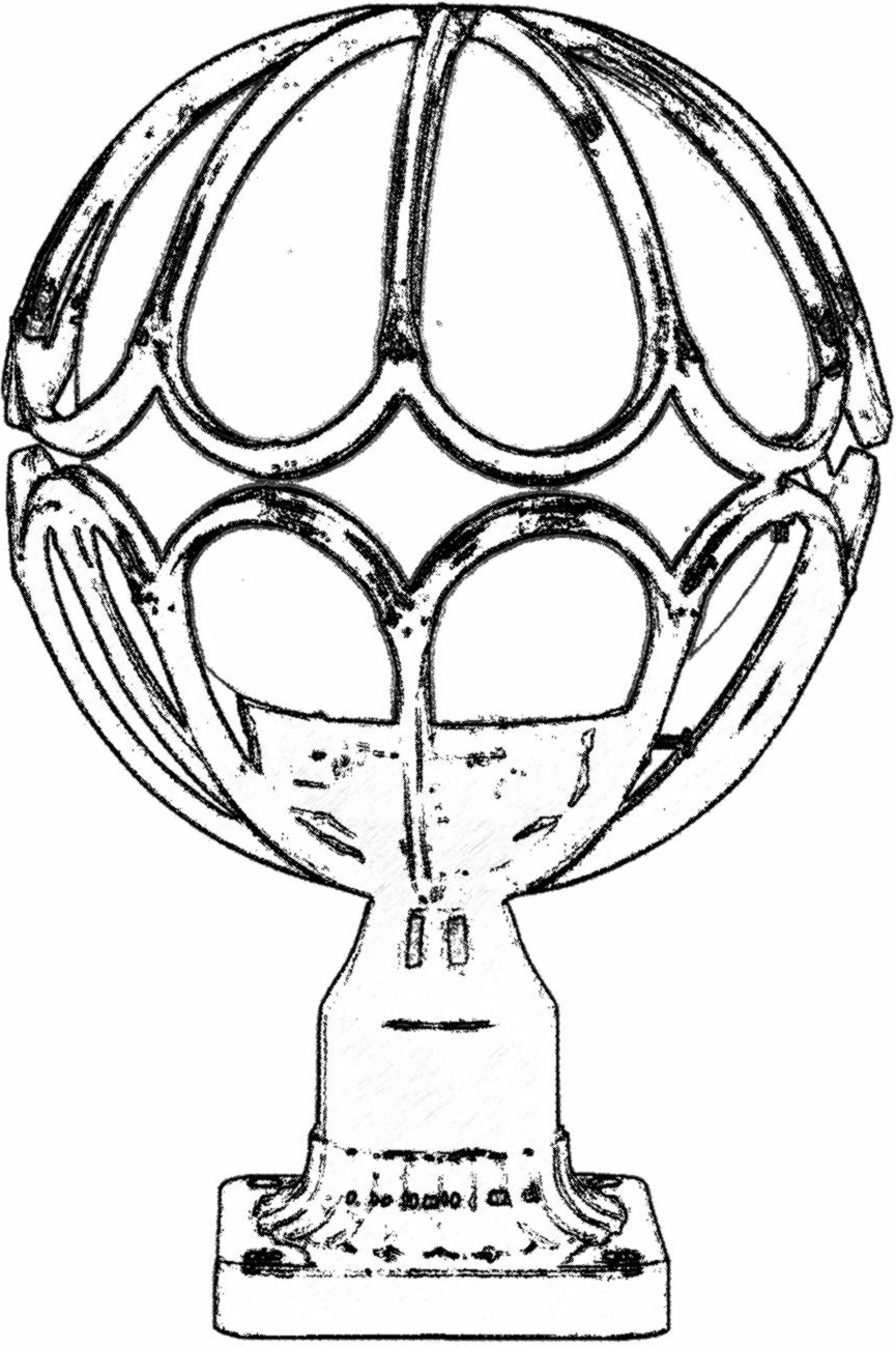 Llambë muri për jashtë, Opviq, BSU-68081-BSY-M5-KOP, e zezë dhe e bardhë