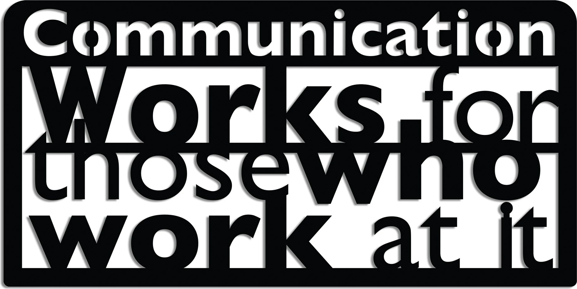 Aksesor dekorativ metalik për mur, Wallity, Communication