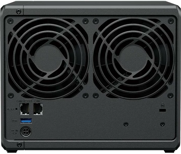 NAS Synology DS425+ me 2x HAT3300-4T (2x 4TB), 2GB RAM, 4-bay, i zi
