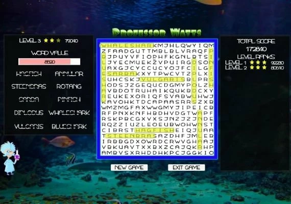 Professor Watts Word Search: Into The Ocean EN Global