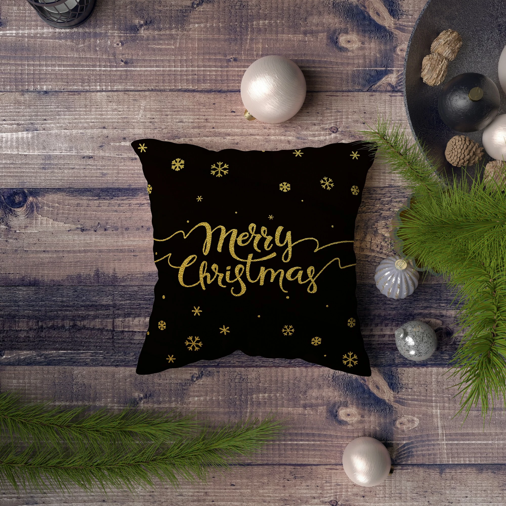 Jastëk dekorativ Aberto Design, NYXMAS142, shumëngjyrësh, 43x43cm