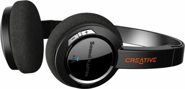 Kufje Creative Sound Blaster JAM V2 (51EF0950AA000), Bluetooth 5.0, on-ear, me mikrofon, ANC, 22 orë, të zeza
