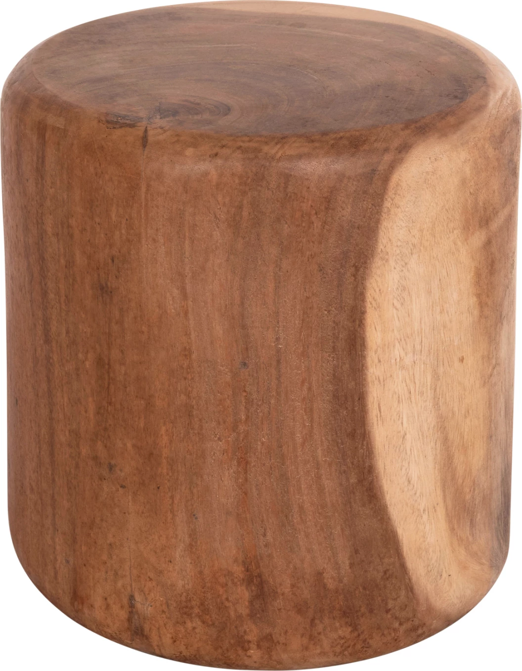 Karrige për bar rrethore TOBI, dru suar natyral, FH9791.11, 39x42cm